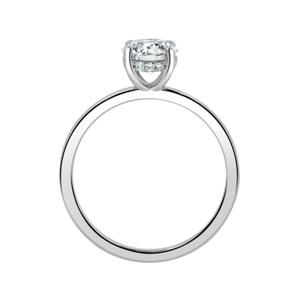 2.08ctw Certified Lab-Grown Diamond Hidden Halo Engagement Ring