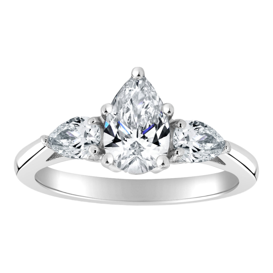 1-1/2ctw Certified Lab Grown Diamond Hidden Halo Engagement Ring