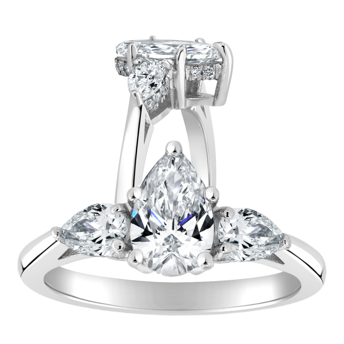 1-1/2ctw Certified Lab Grown Diamond Hidden Halo Engagement Ring