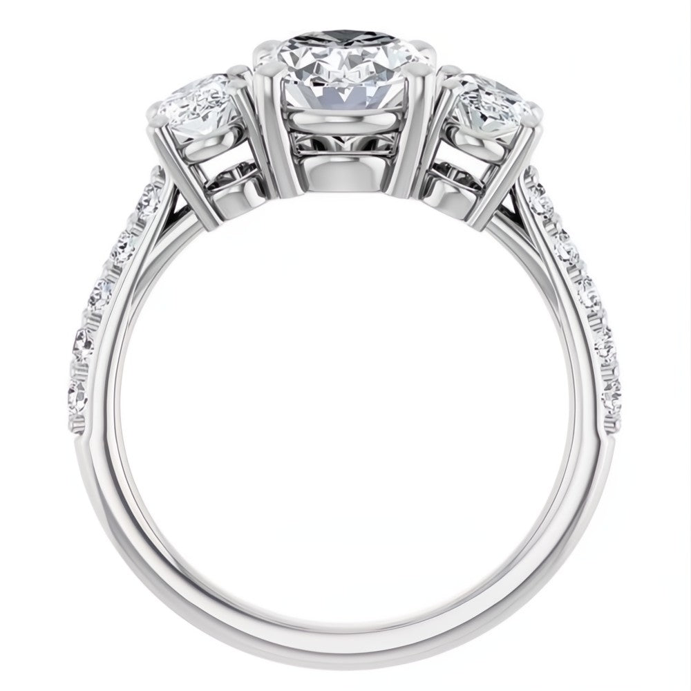 3ctw Lab Grown Diamond Engagement Ring