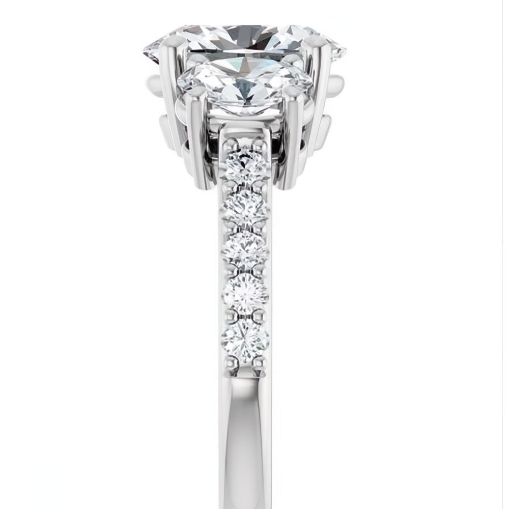 3ctw Lab Grown Diamond Engagement Ring