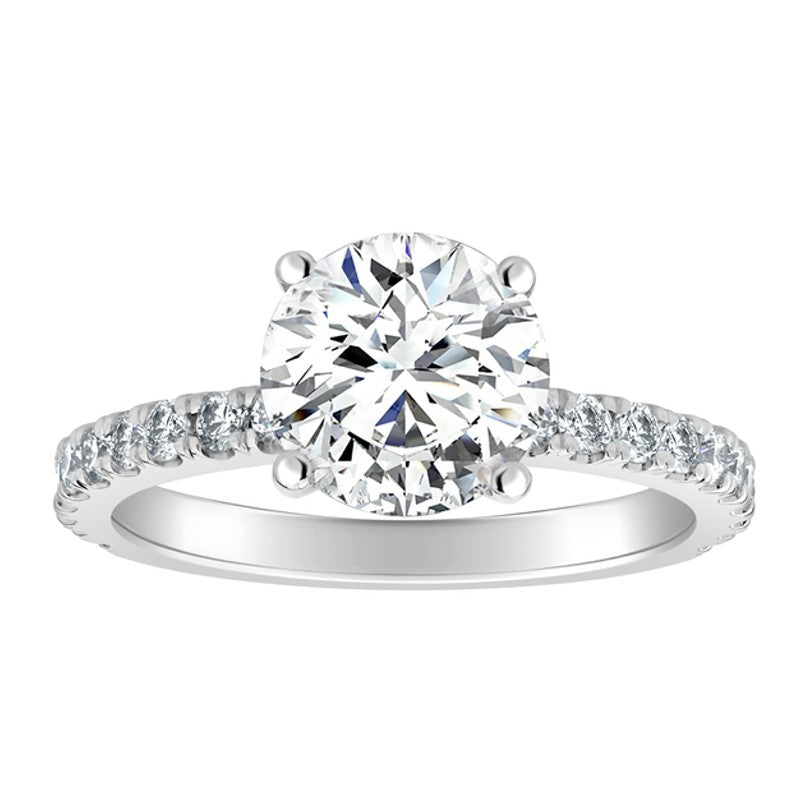 1-1/3ctw Certified Lab Grown Hidden Halo Engagement Ring