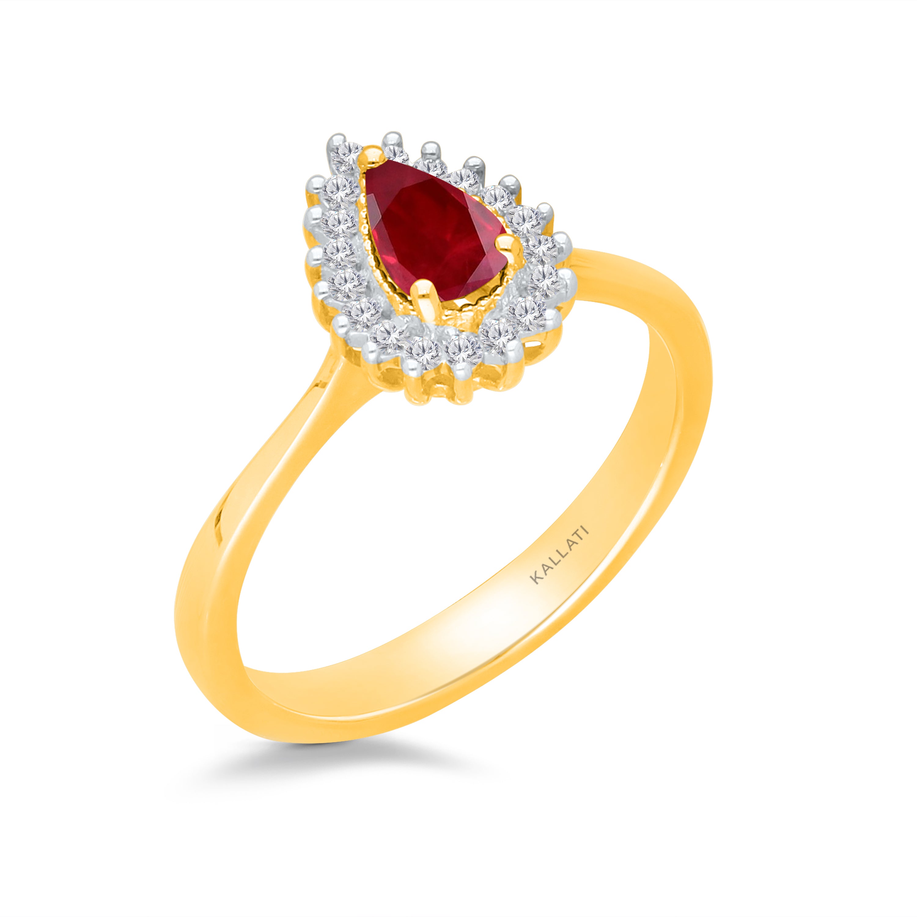 Kallati Ruby Diamond Ring