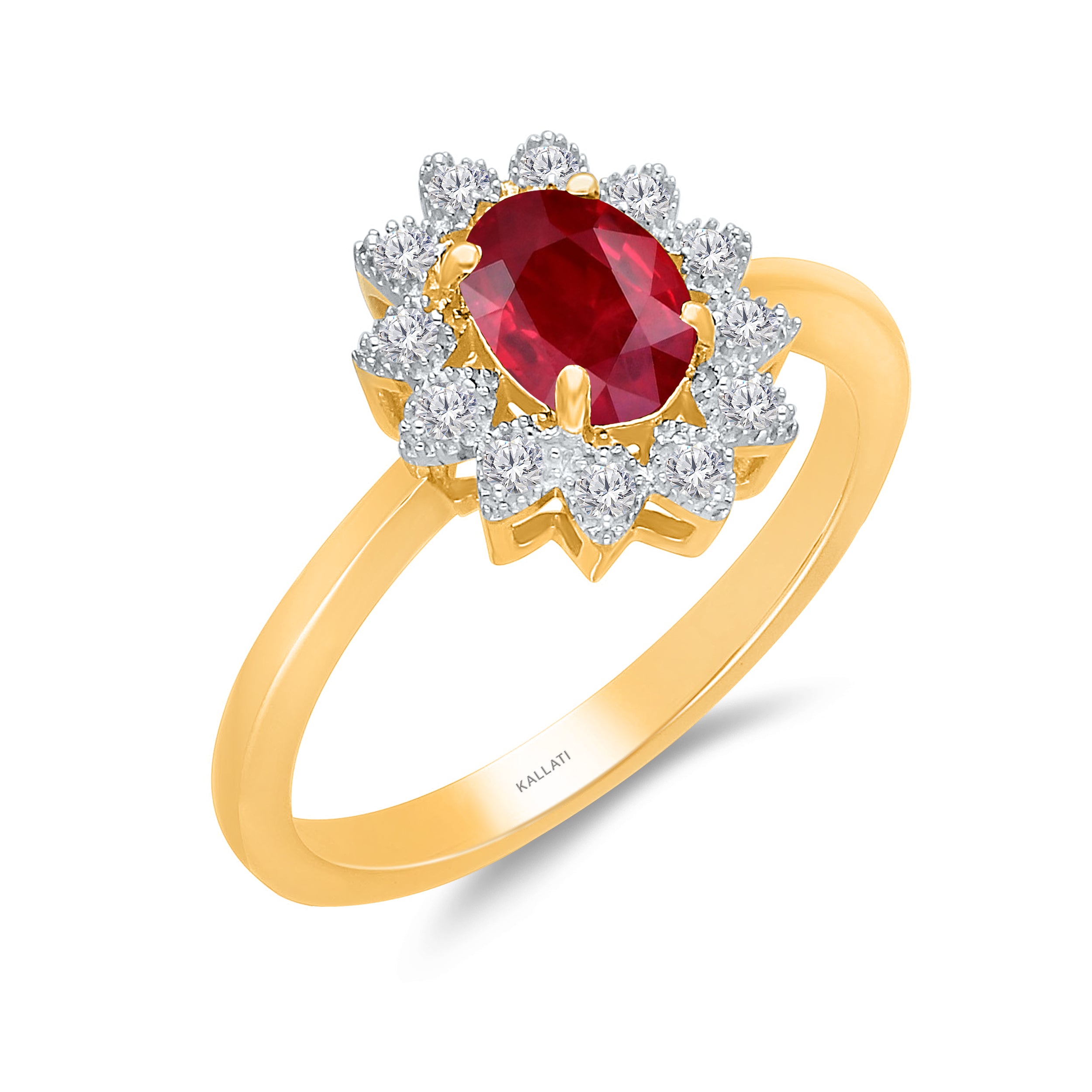 Kallati Ruby Diamond Ring