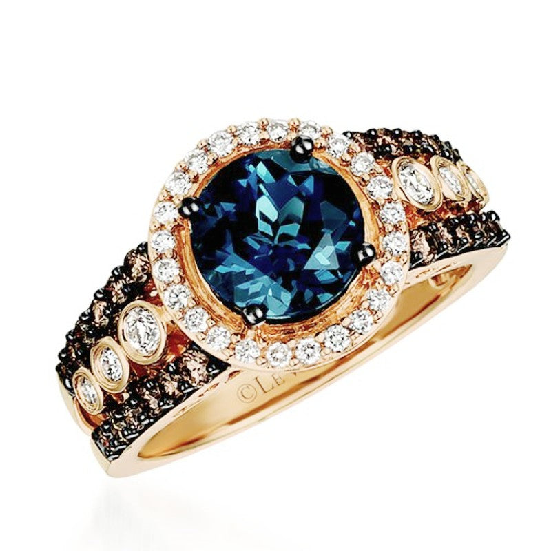 Le Vian Chocolatier® Deep Sea Blue Topaz™Ring