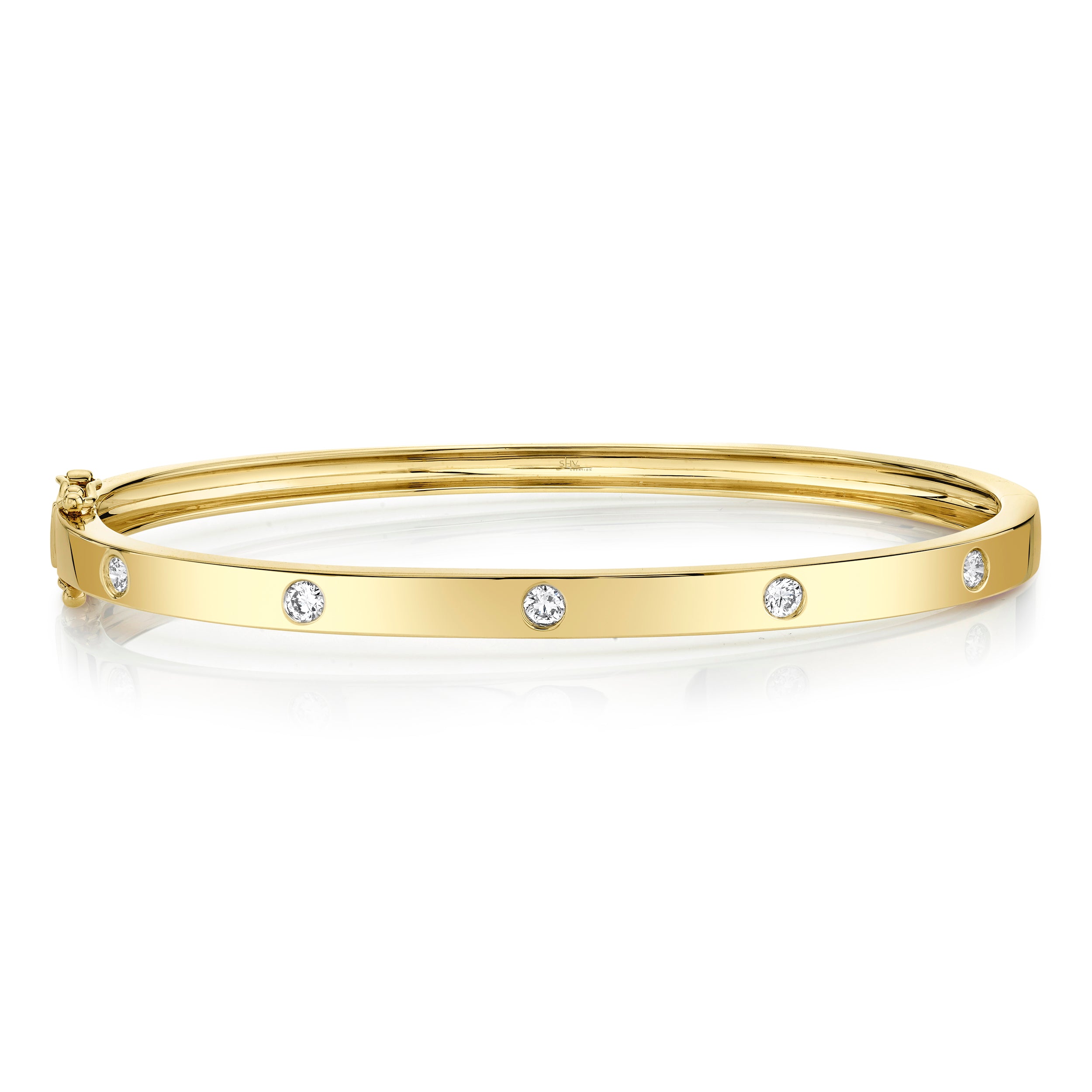 Shy Creation .38ctw Diamond Bangle