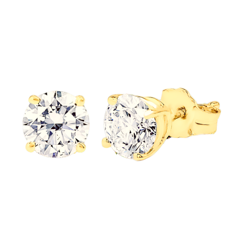 1/2ctw Lab Grown Diamond Stud Earrings