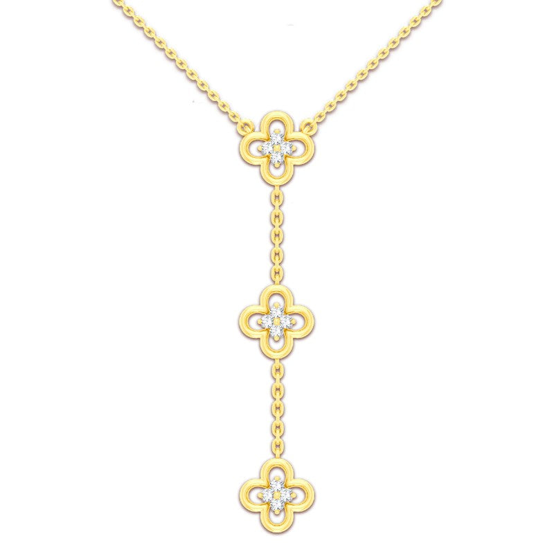 1/5ctw Diamond Drop Necklace