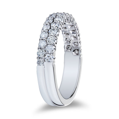 .90ctw Diamond Platinum Band