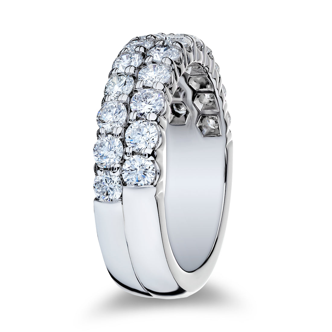 1.87ctw Diamond Platinum Band