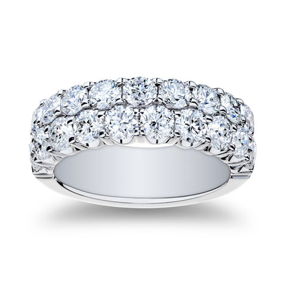 2.60ctw Diamond Platinum Band