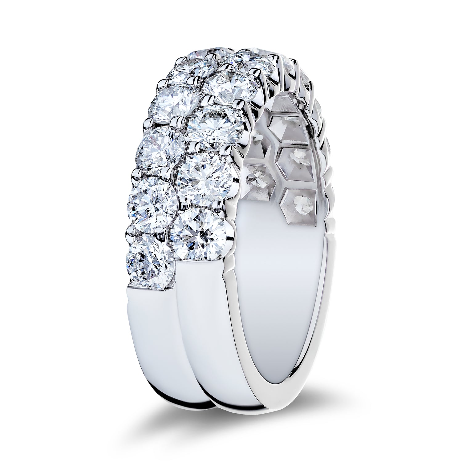 2.60ctw Diamond Platinum Band