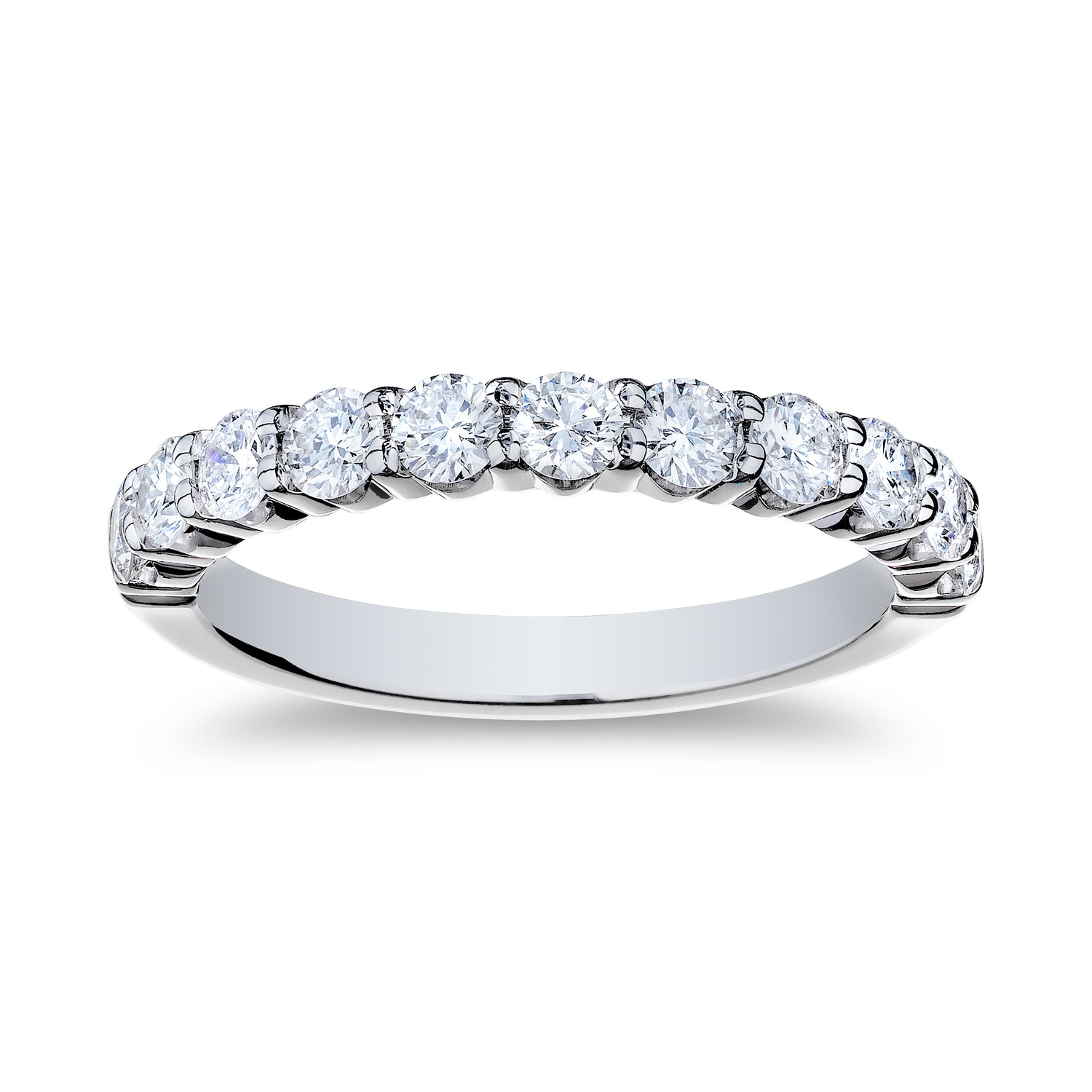 1.04ctw Diamond Platinum Band