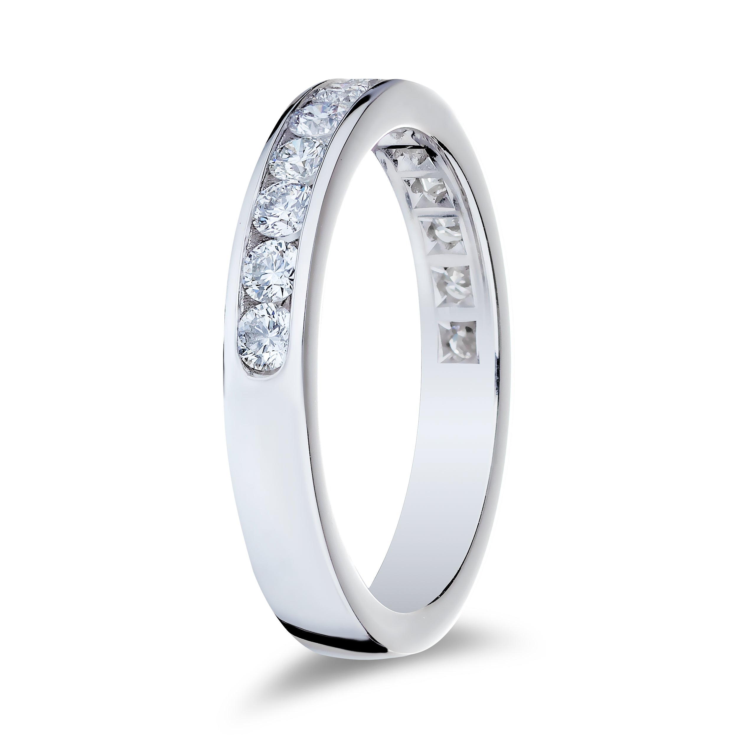 .72ctw Diamond Platinum Band