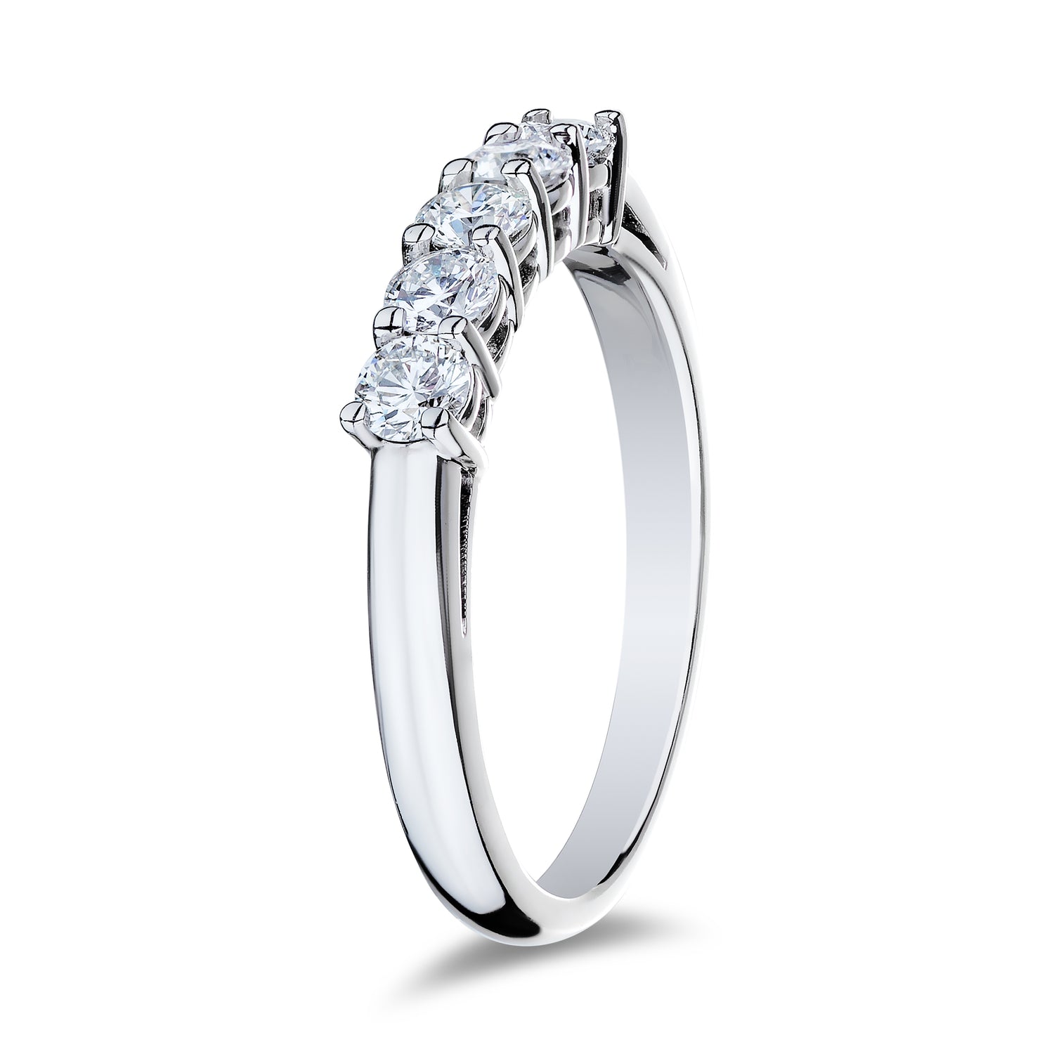 .55ctw Diamond Platinum Band