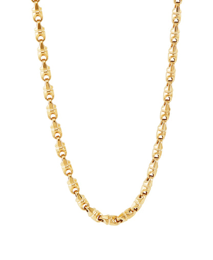 24&quot; 2mm Polished Diamond Cut Link Chain Necklace