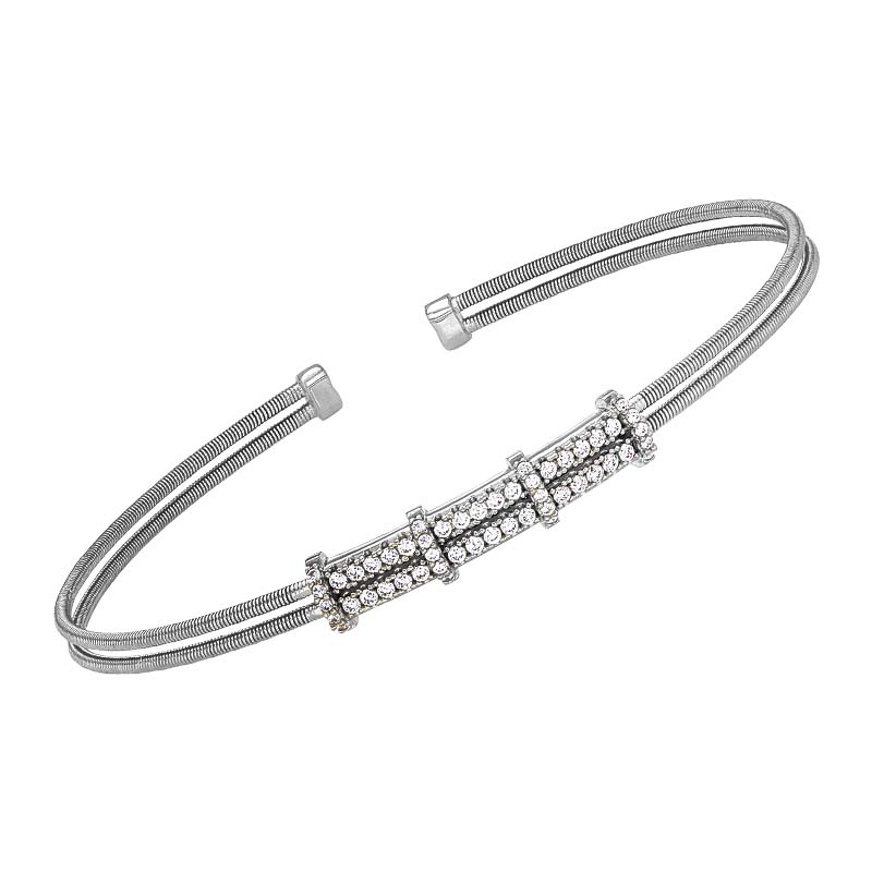 Bella Cavo Diamond Cuff Bracelet