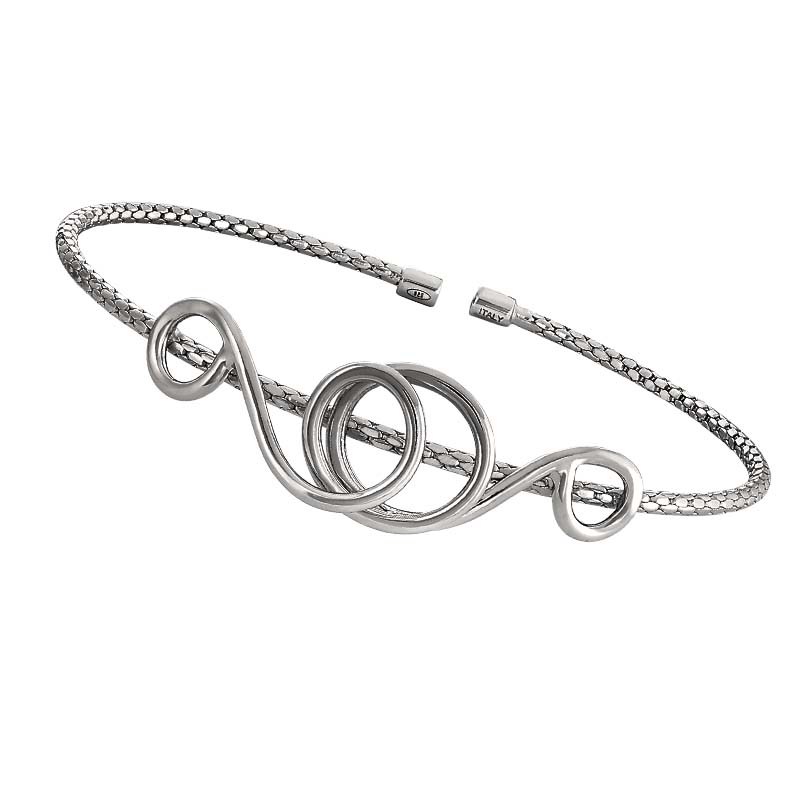 Bella Cavo Swirl Cuff Bracelet