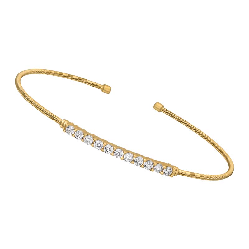 Bella Cavo Diamond Cuff Bracelet