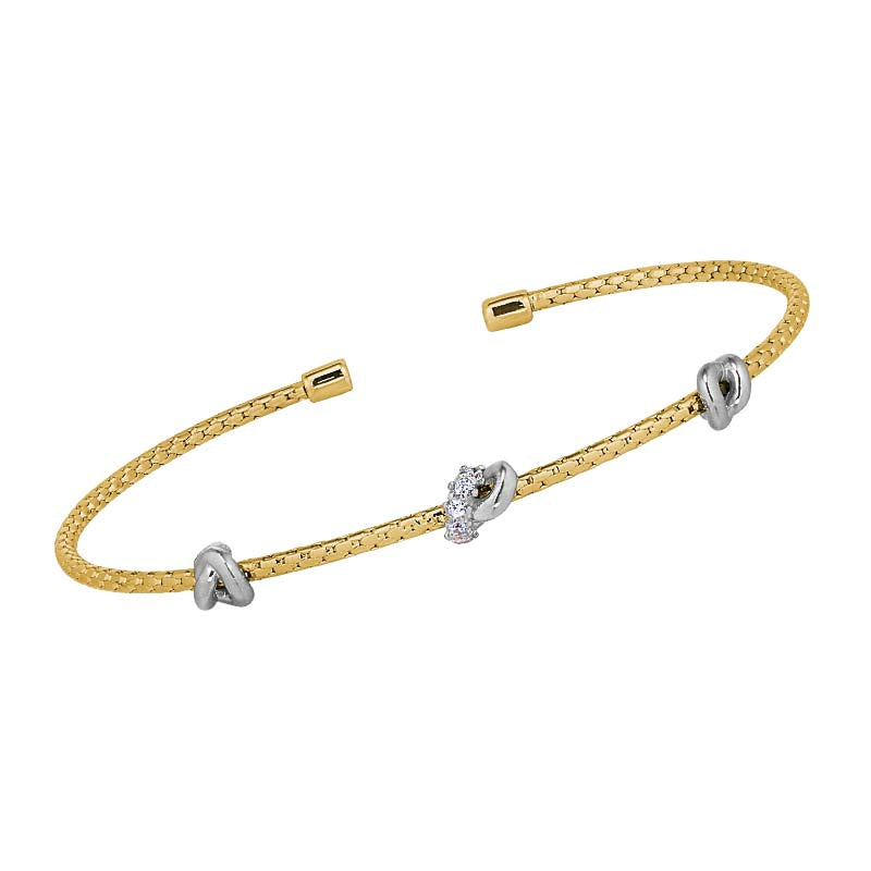 Bella Cavo Knots Cuff Bracelet