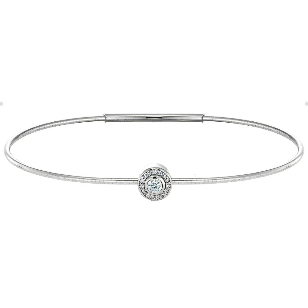 Birth Gems Diamond Bangle