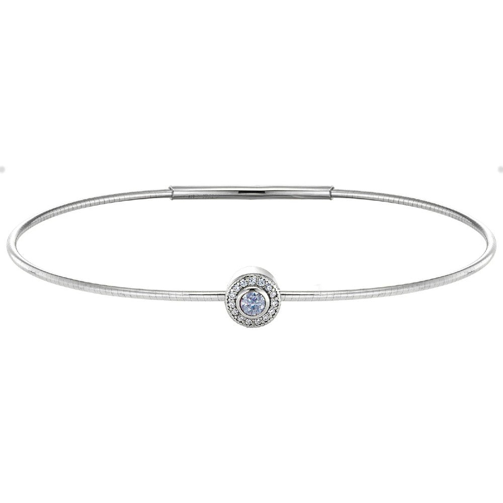 Birth Gems Alexandrite Bangle