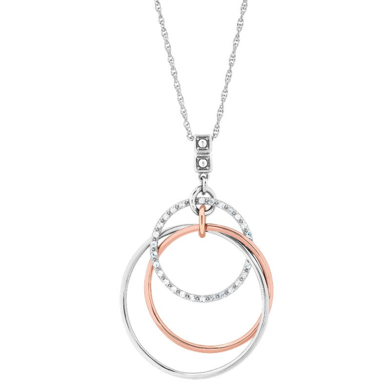 Multi-Circle Two Tone Pendant