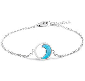 Sea Life Wave Anklet