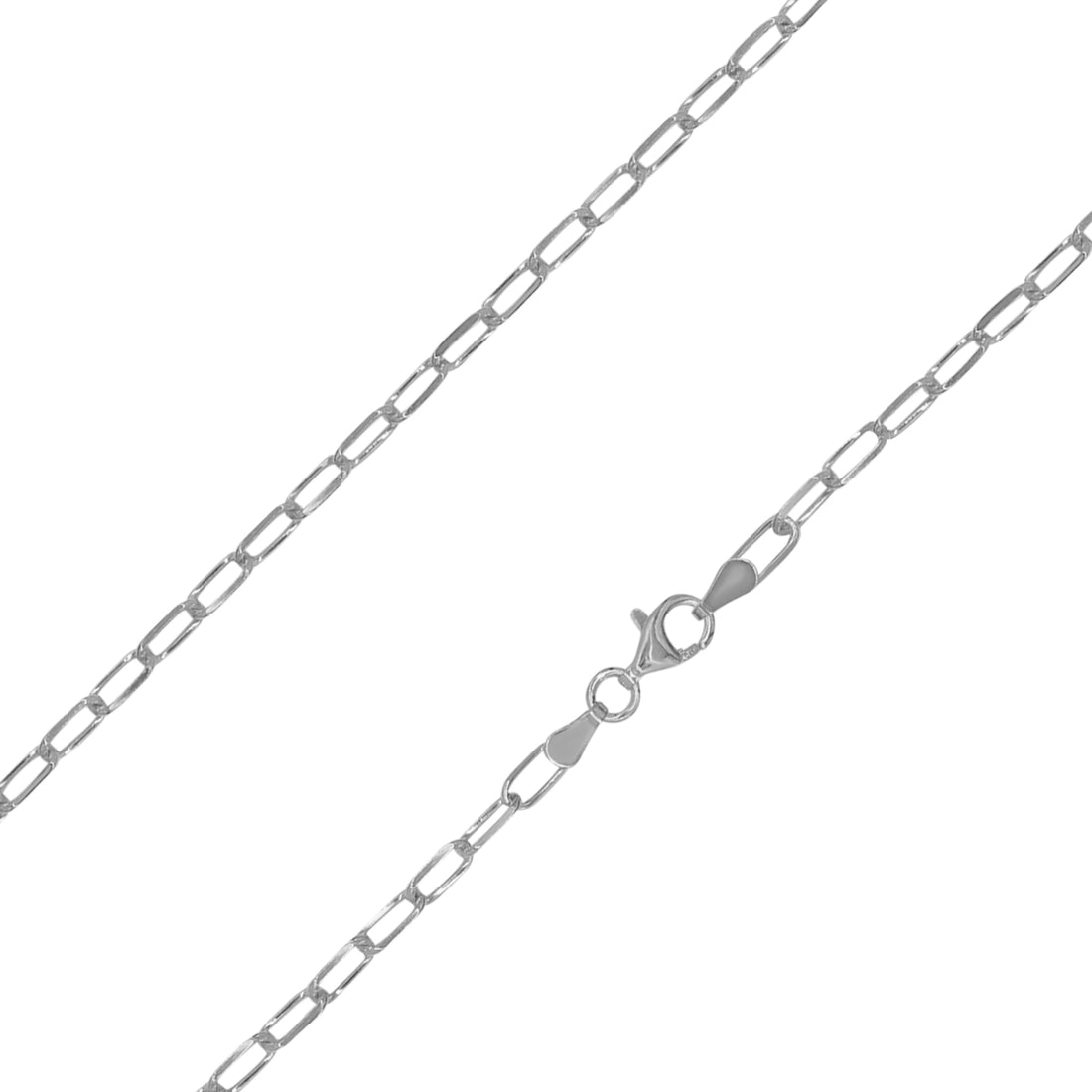 10&quot; 3.2mm Paperclip Anklet