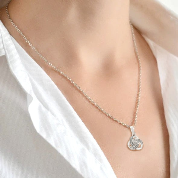 .10ctw Diamond Love Knot Pendant