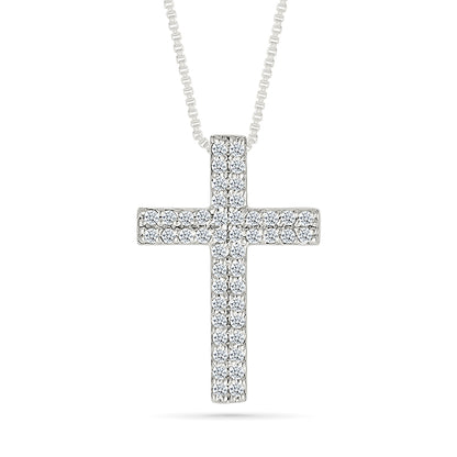 .17ctw Diamond Pave Cross Pendant