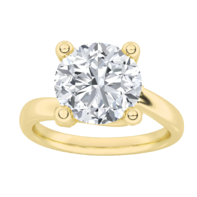 3ct Certified Lab Grown Diamond Solitaire Engagement Ring