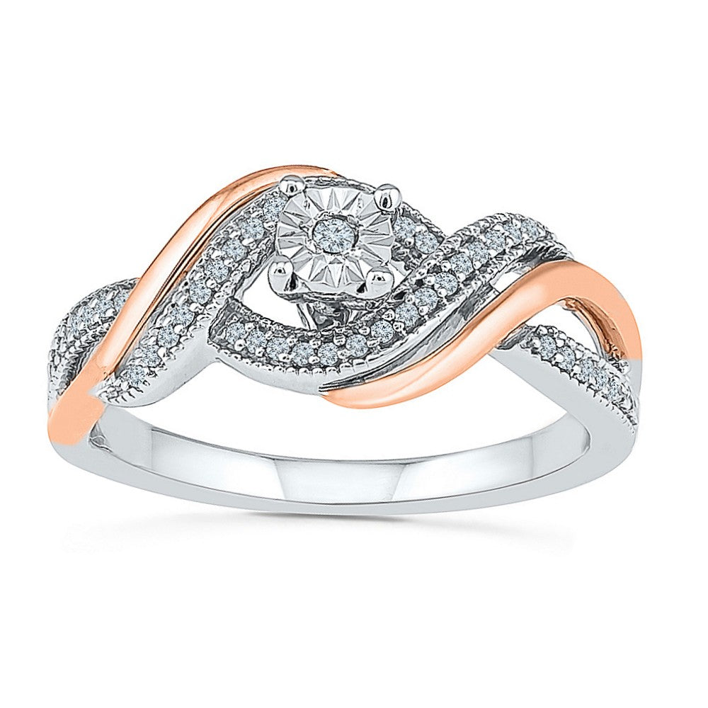 .16ctw Diamond Swirl Ring